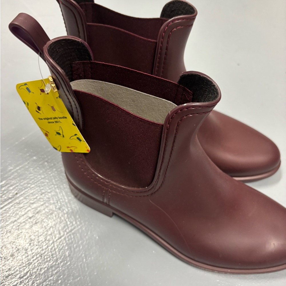 BNWT Lemon Jelly Women's Burgundy Ankle Boots